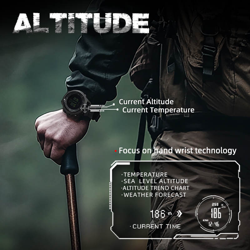 AliExpress NORTH EDGE APACHE-46 Men's Digital Outdoor Watch, view 4
