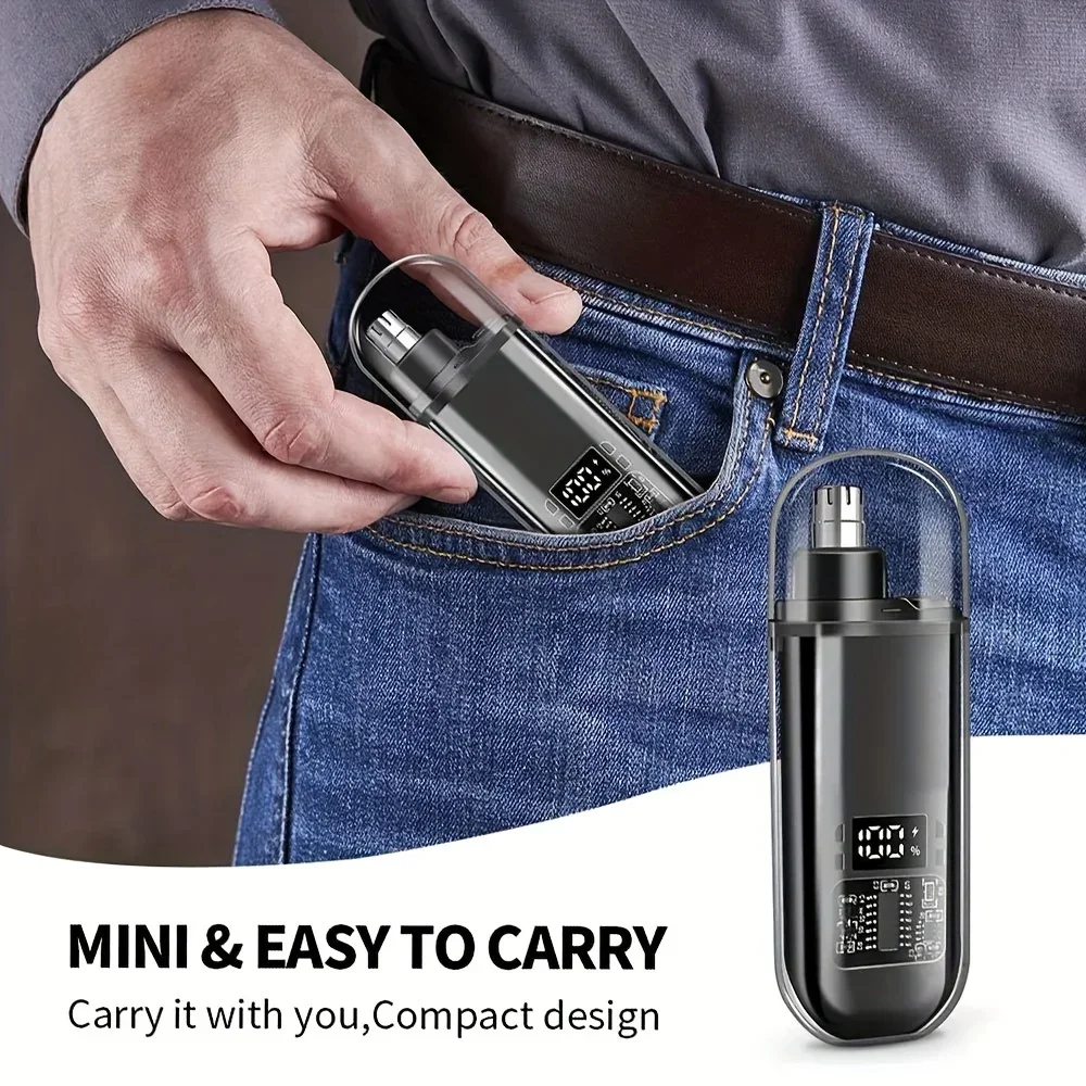 AliExpress Fast-Charge USB-C Nose and Ear Hair Trimmer, view 2