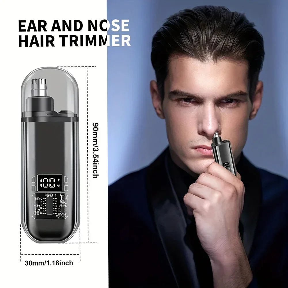 AliExpress USB-C Rechargeable Nose and Ear Hair Trimmer, view 3