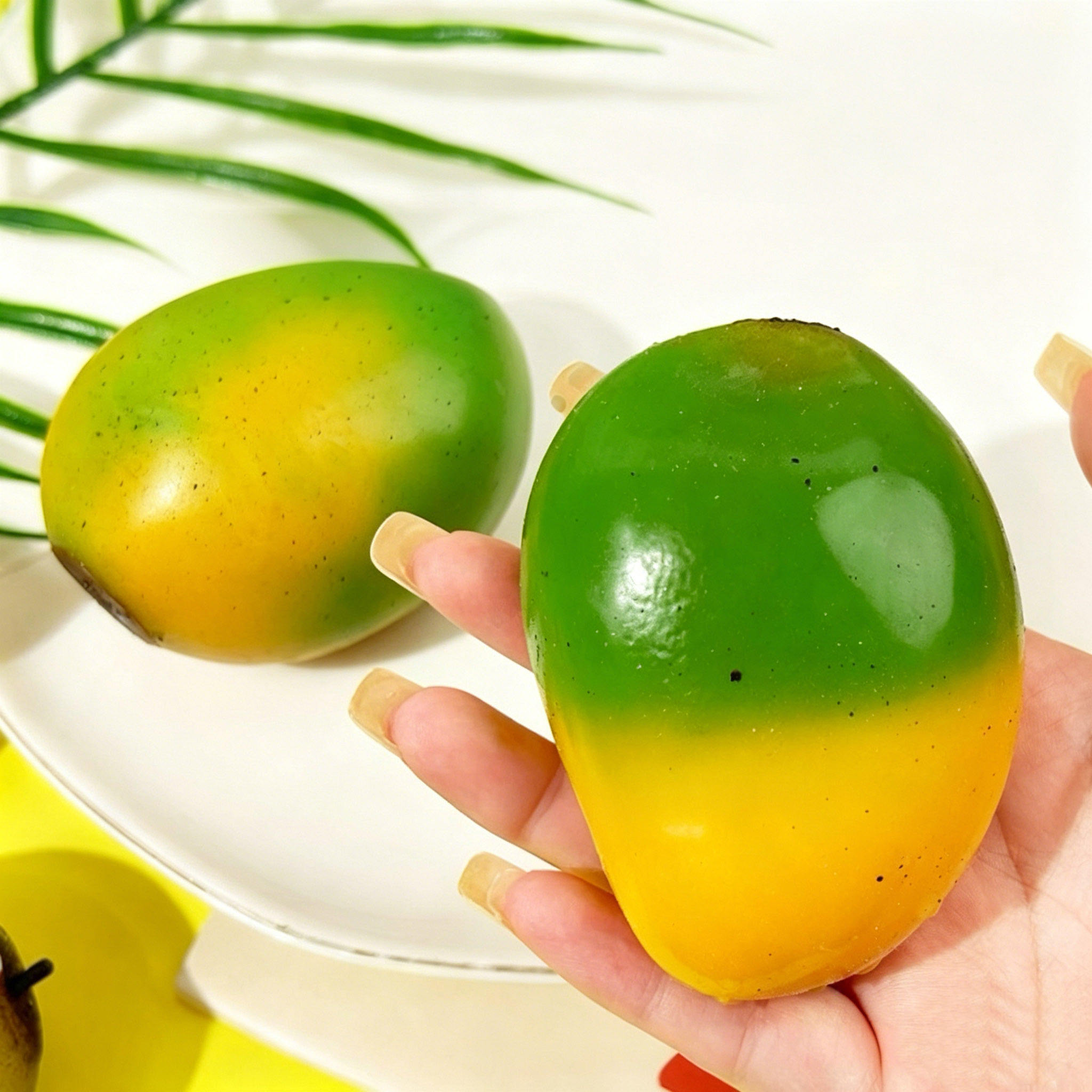 AliExpress Color-Changing Mango Squishy Fidget Toy, view 2