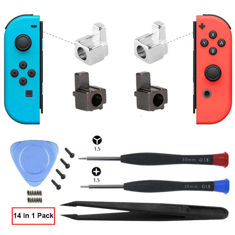 AliExpress NS Switch Game Accessories Metal Lock Buckles with Opening Tools For Switch / OLED Joy Con Controller Replacement Repair Kit