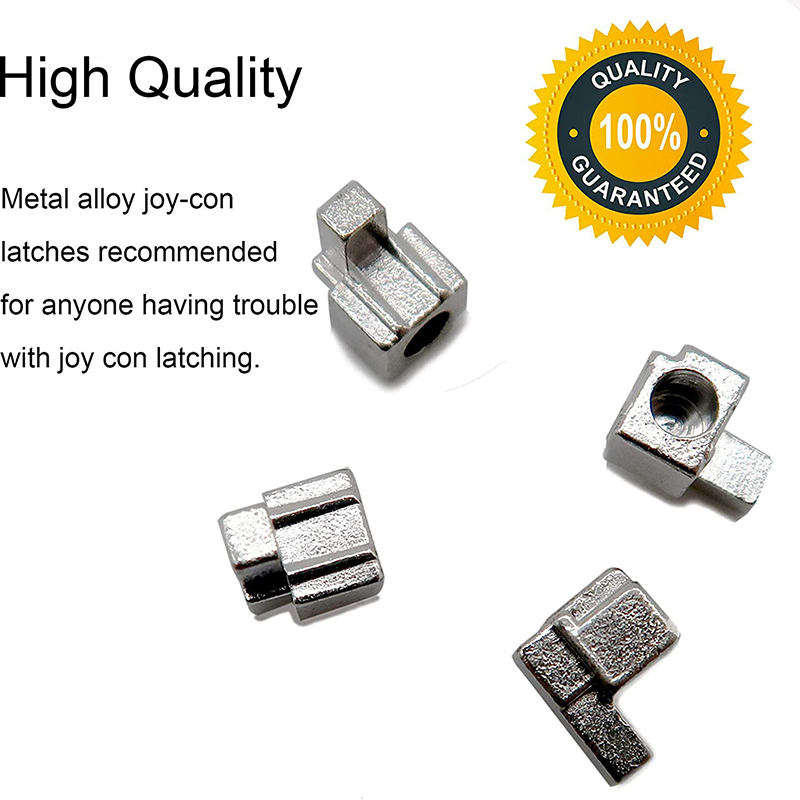 AliExpress NS Switch Game Accessories Metal Lock Buckles with Opening Tools For Switch / OLED Joy Con Controller Replacement Repair Kit, view 3