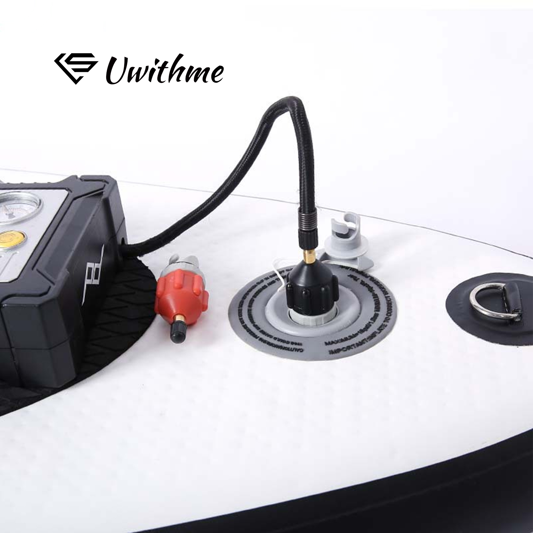 AliExpress Nylon Dustproof Wear-resistant Universal Portable Air Valve Pump Adapter For SUP Board Paddle Surf Inflatable Kayak Beach Boat, view 4