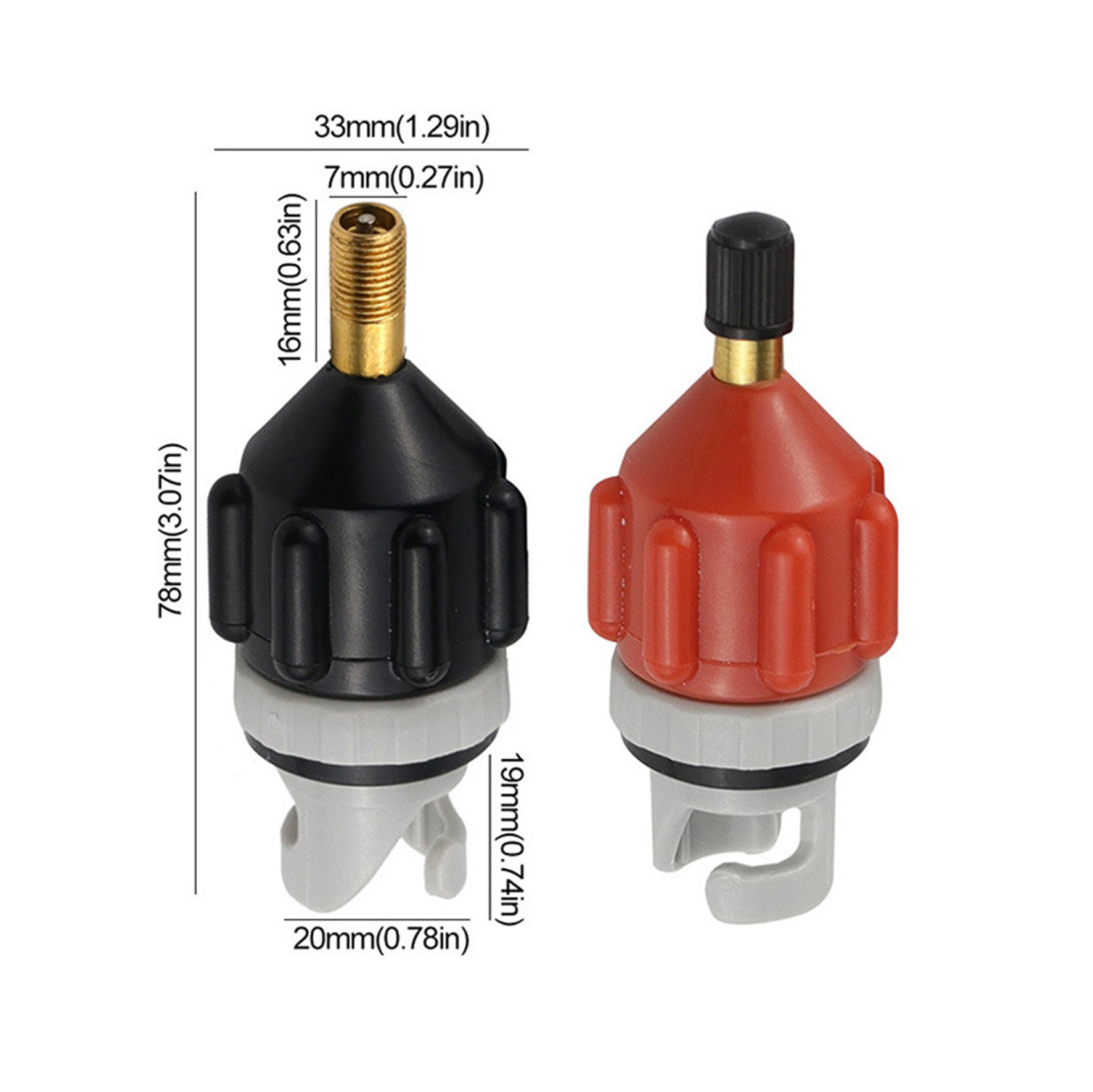 AliExpress Nylon Dustproof Wear-resistant Universal Portable Air Valve Pump Adapter For SUP Board Paddle Surf Inflatable Kayak Beach Boat, view 5