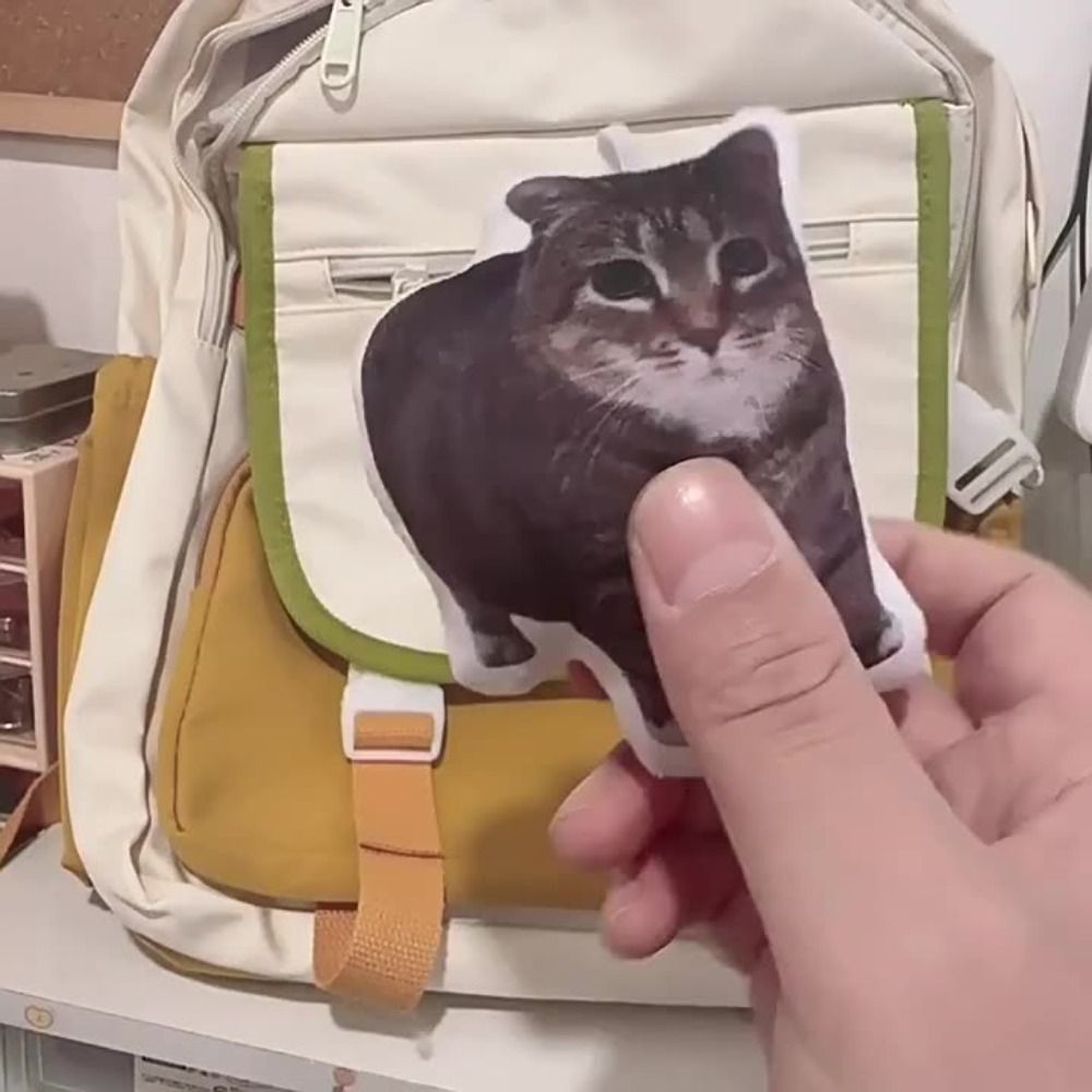 AliExpress Oiiaioooooiai Cat Voice Keychain with Sound Decompression German Kitten Voice Reverses Cat Voice, view 4