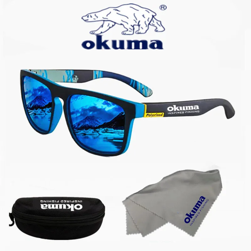 AliExpress Okuma Polarized Sunglasses UV400 for Men and Women Outdoor Hunting, Fishing, Driving Bicycles, Sunglasses Optional Box, view 2