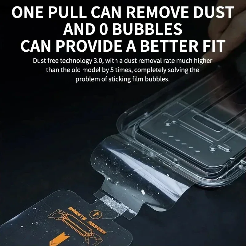 AliExpress Oleophobic Coating Dust Free Easy Installation Screen Protector For iPhone 14 11 13 12 15 Pro Max Mini XS XR 18 17 16 Plus Glass, view 3