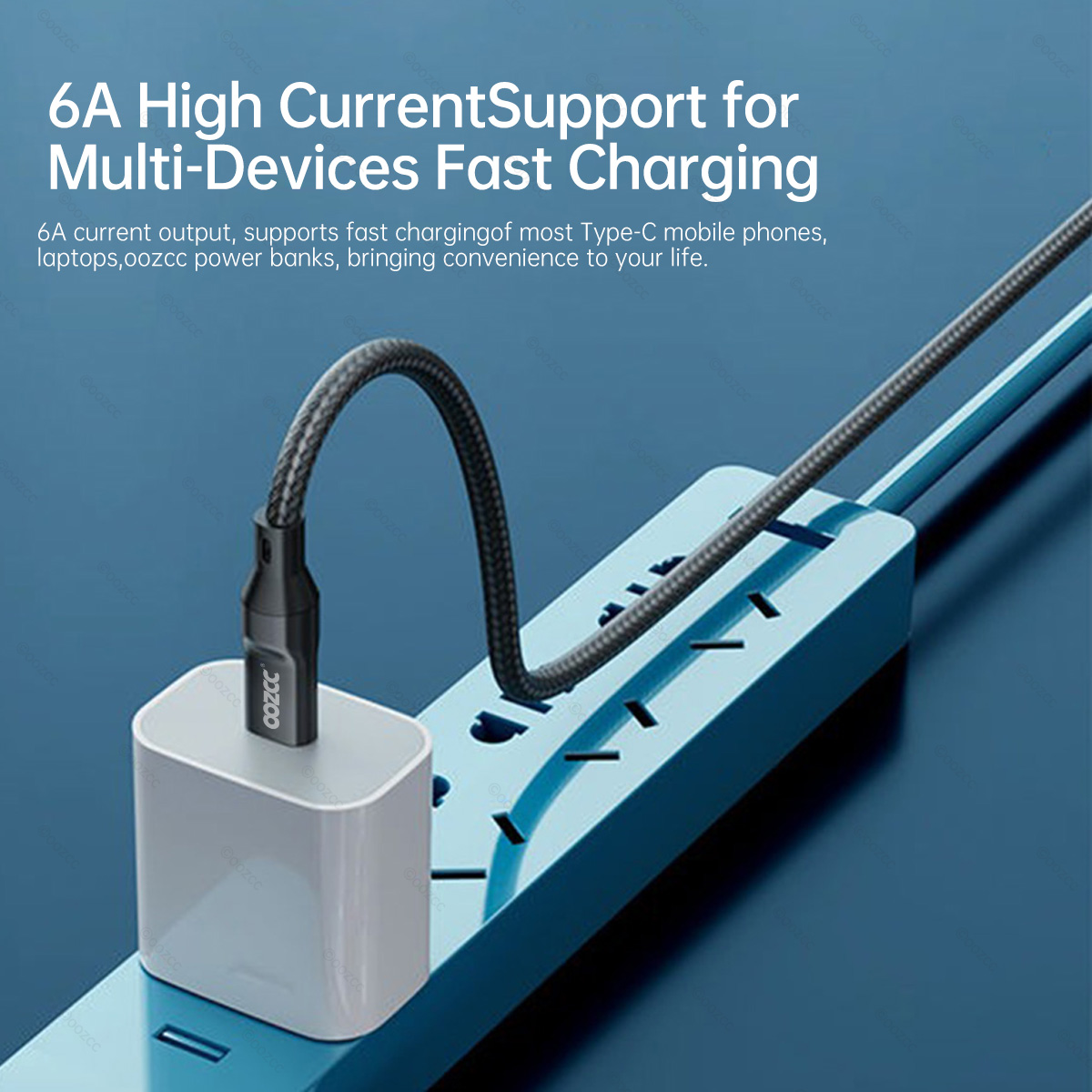 AliExpress OOZCC 120W USB-A to Lightning Cable with LCD Display, view 5