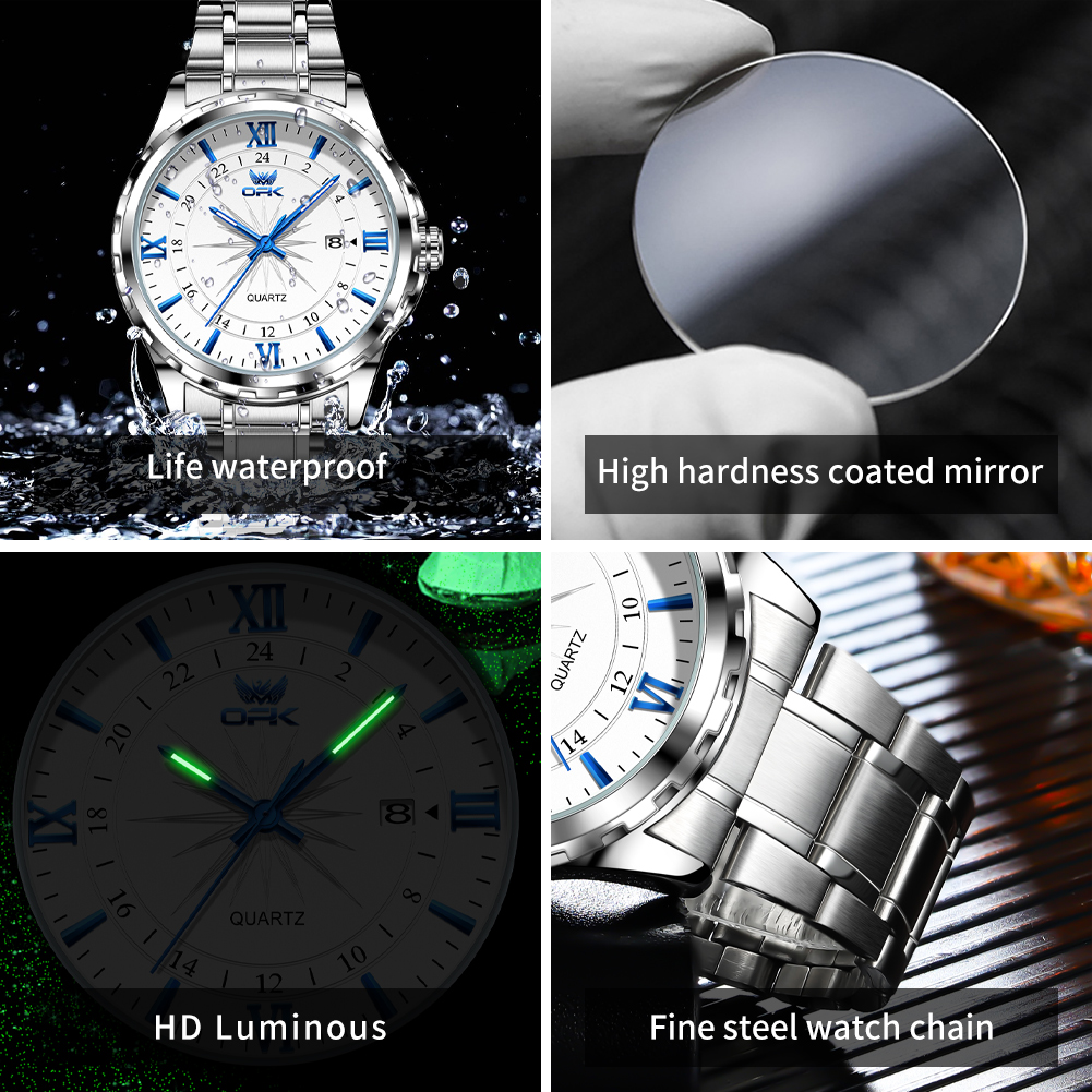 AliExpress OPK 6003 Men's Luminous Quartz Watch, view 5
