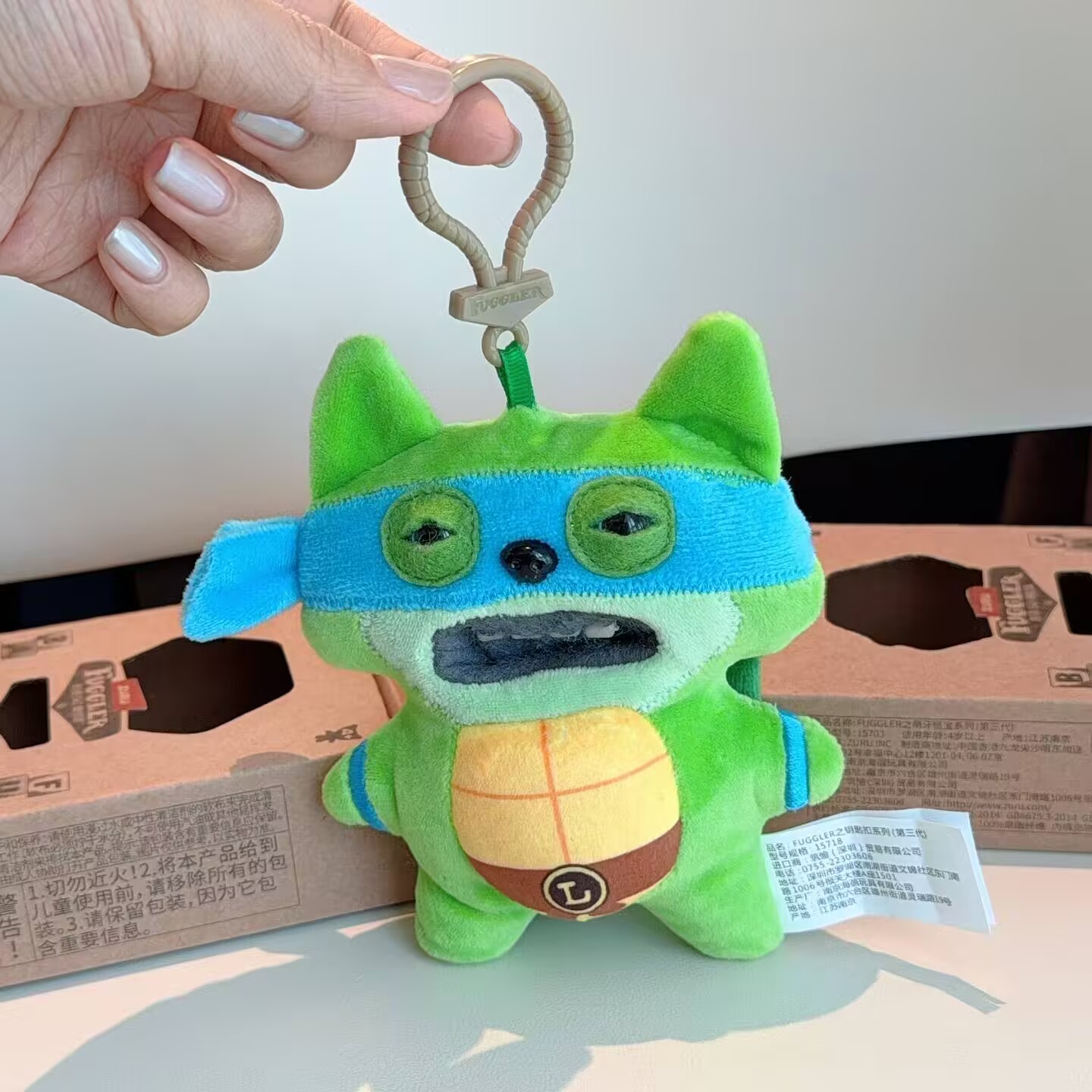 AliExpress Original Fuggler Funny Ugly Monster Plush Toys Pendants Kawaii Teeth Monsters Fugguler Cute Peluche Dolls Decoration Accessories, view 5