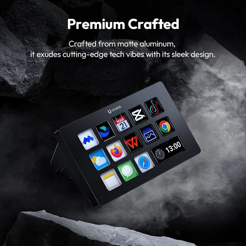 AliExpress Original Ulanzi D200 Stream Deck With 13 Customizable LCD Keys Drag-and-Drop Ideal For Live Streaming And Content Creation, view 3
