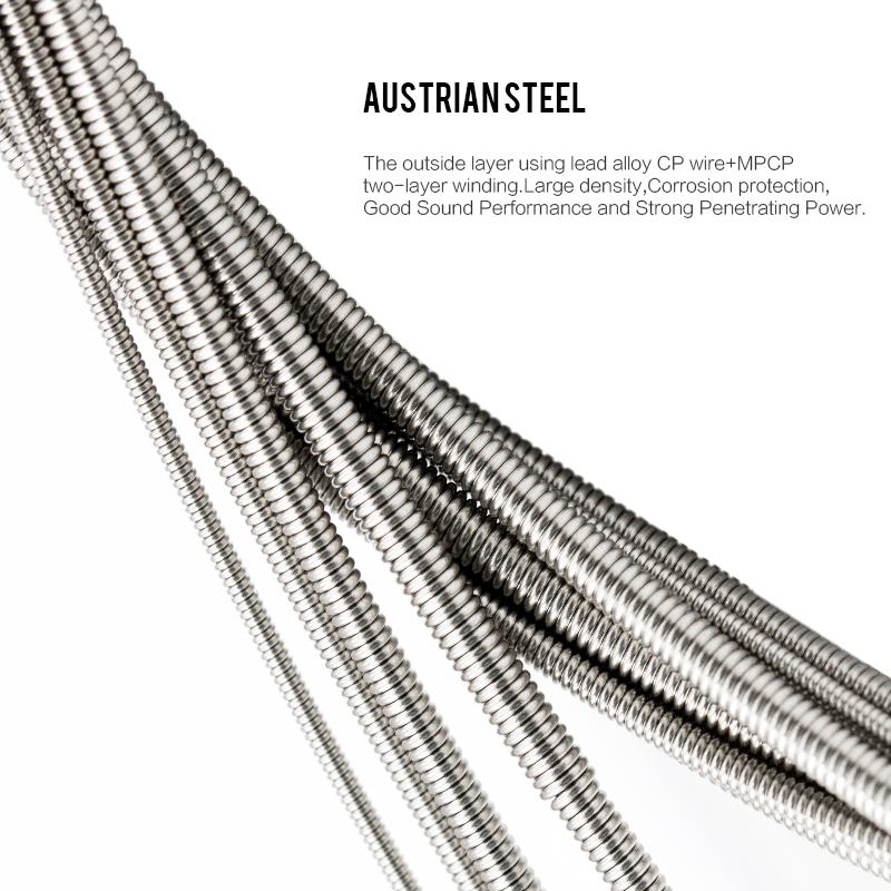 AliExpress Orphee QB Bass Guitar Strings Normal Light Nickel Alloy Hexagonal Core Nano Coated Electric Bass Guitar Parts & Accessories, view 3
