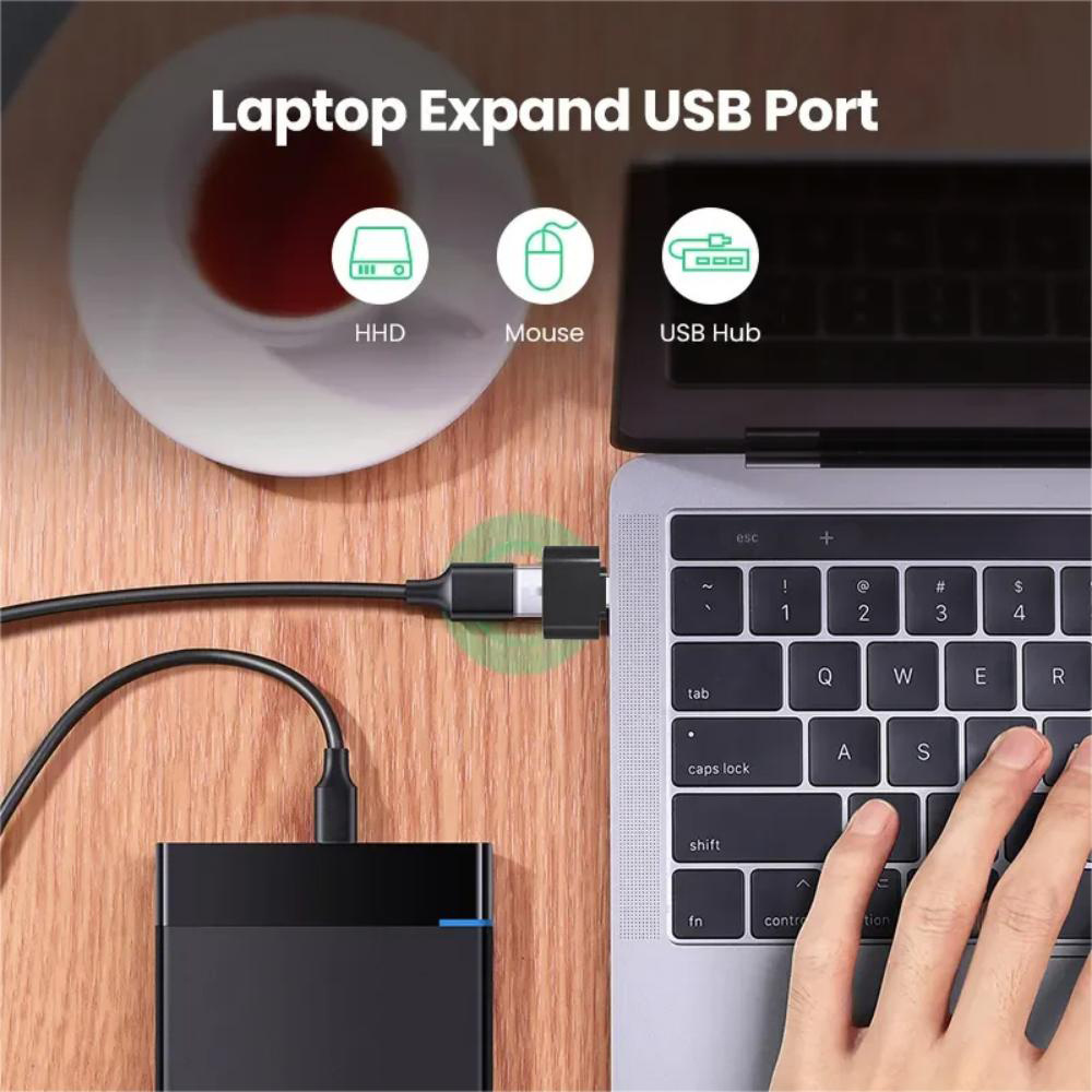 AliExpress USB-C Female to USB-A Male 3.0 OTG Adapter, view 2