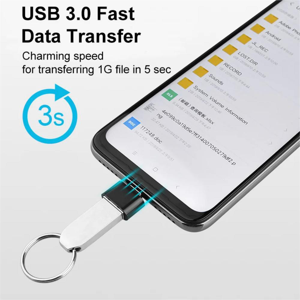 AliExpress USB-C Female to USB-A Male 3.0 OTG Adapter, view 3
