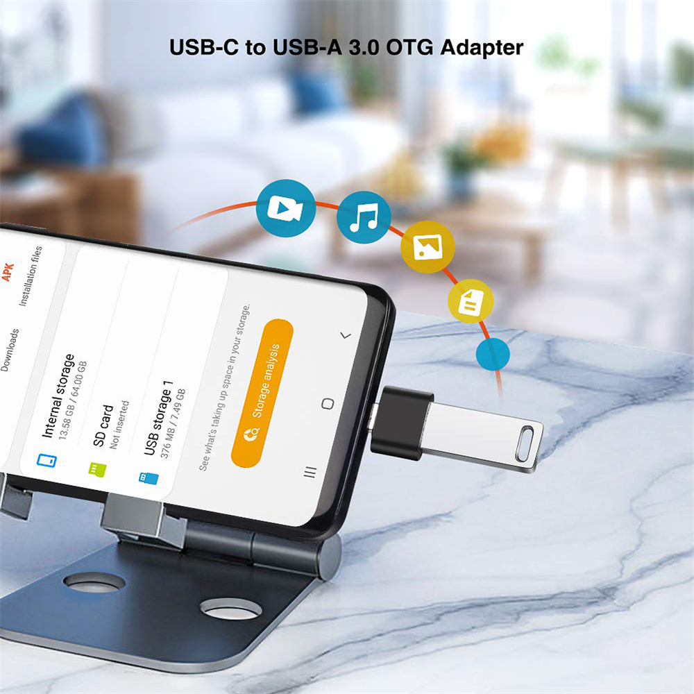 AliExpress USB-C Female to USB-A Male 3.0 OTG Adapter, view 5