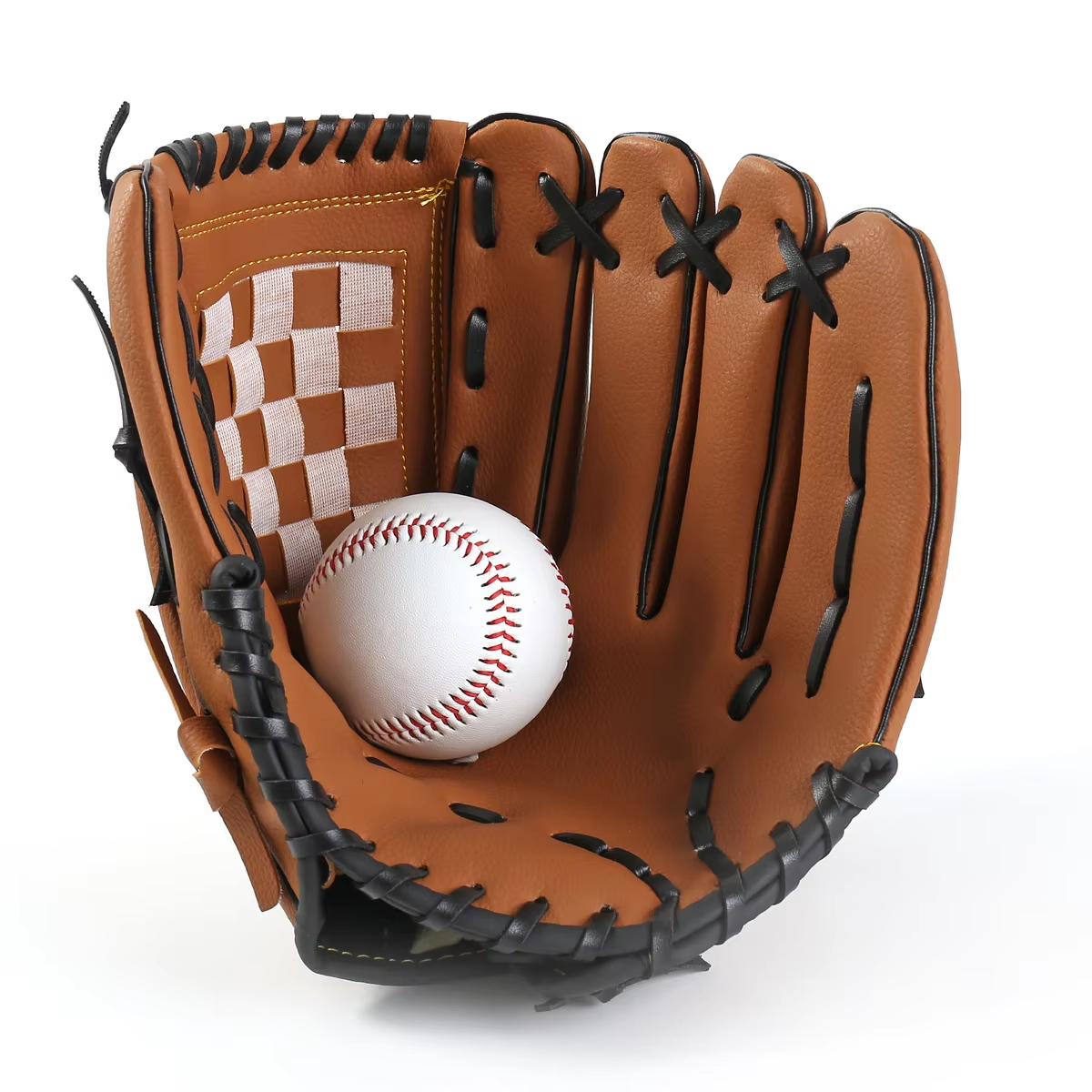 AliExpress Outdoor Camping Sport Baseball Gloves Softball Practice Equipment Size 9.5/10.5 Left Hand For Kids/Adults Man Woman Training, view 3