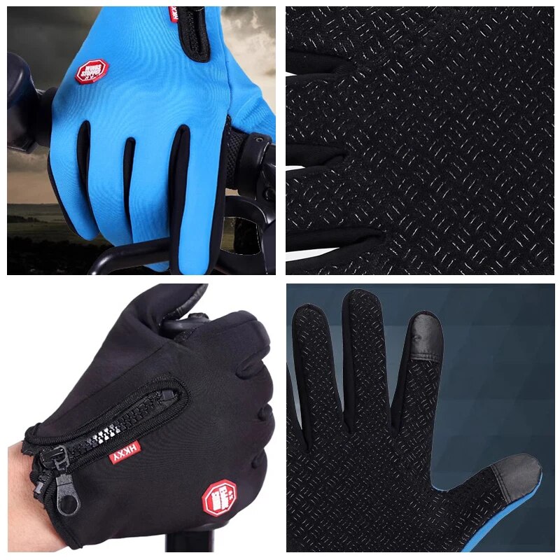 AliExpress Outdoor Cycling Gloves, Bicycles for Warmth and Anti Slip in Autumn and Winter, view 2