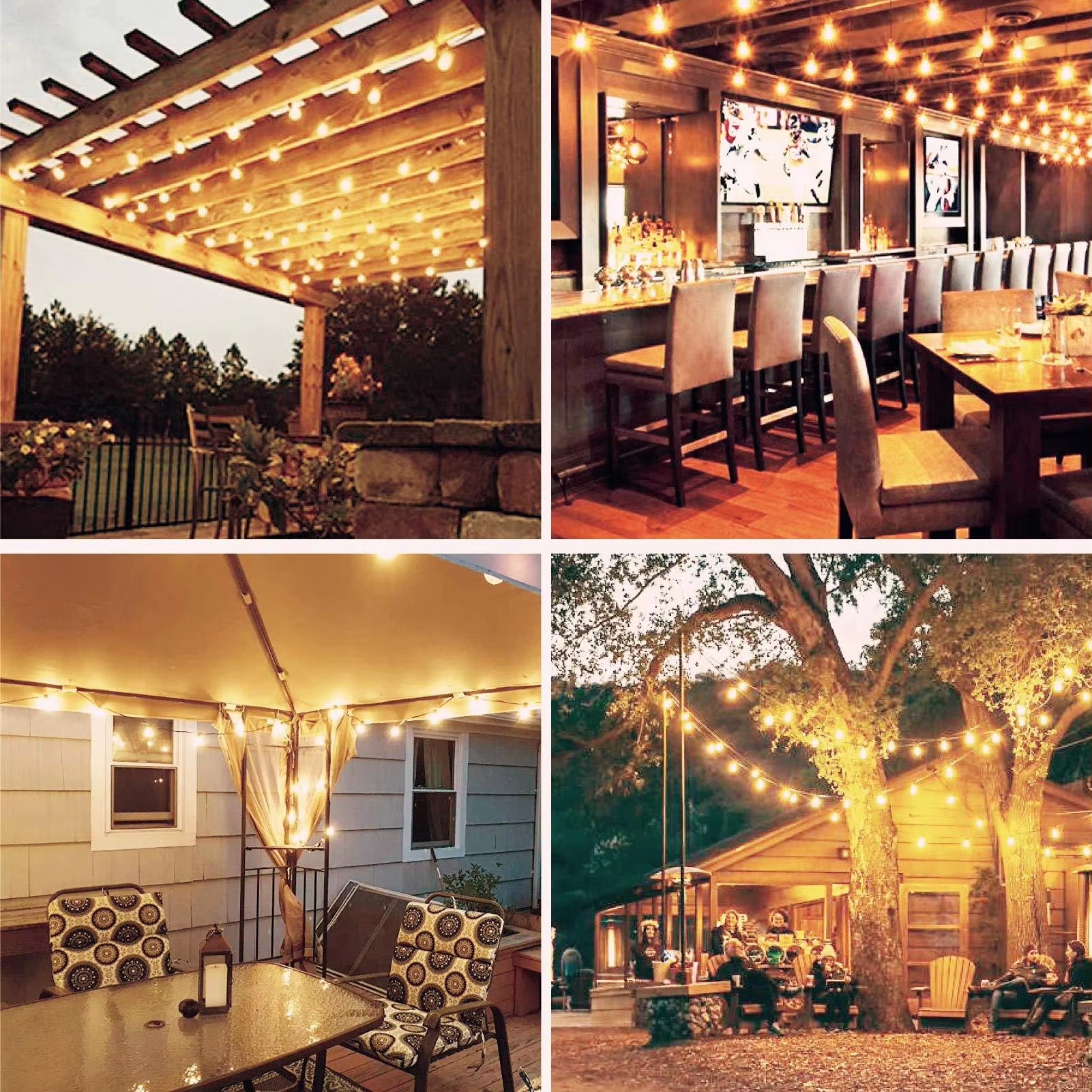 AliExpress Outdoor LED G40 Shatterproof String Lights, view 6