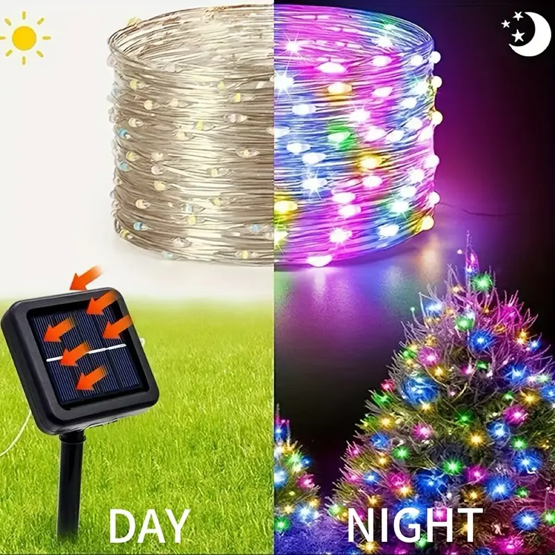 AliExpress Solar LED Outdoor Fairy Lights with 8 Modes, view 2