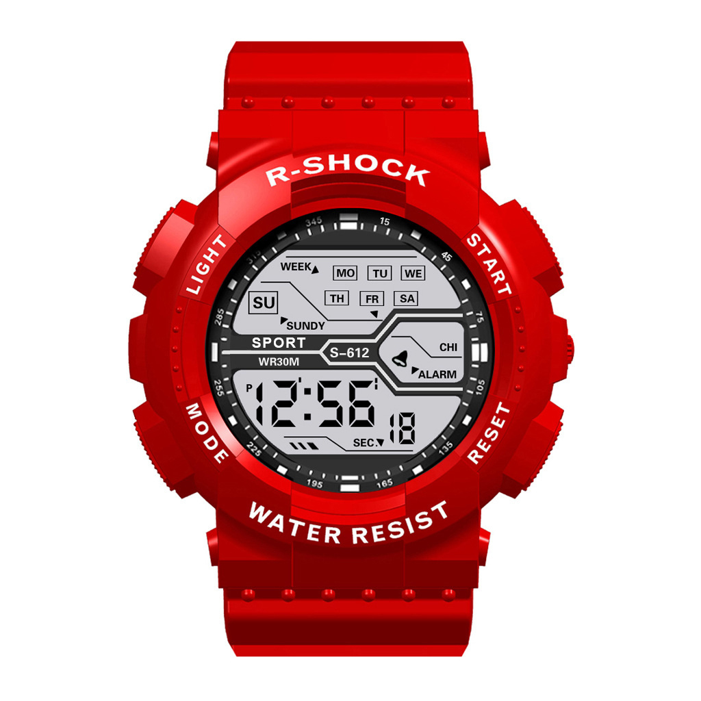 AliExpress Men's Large-Screen LED Digital Sports Watch