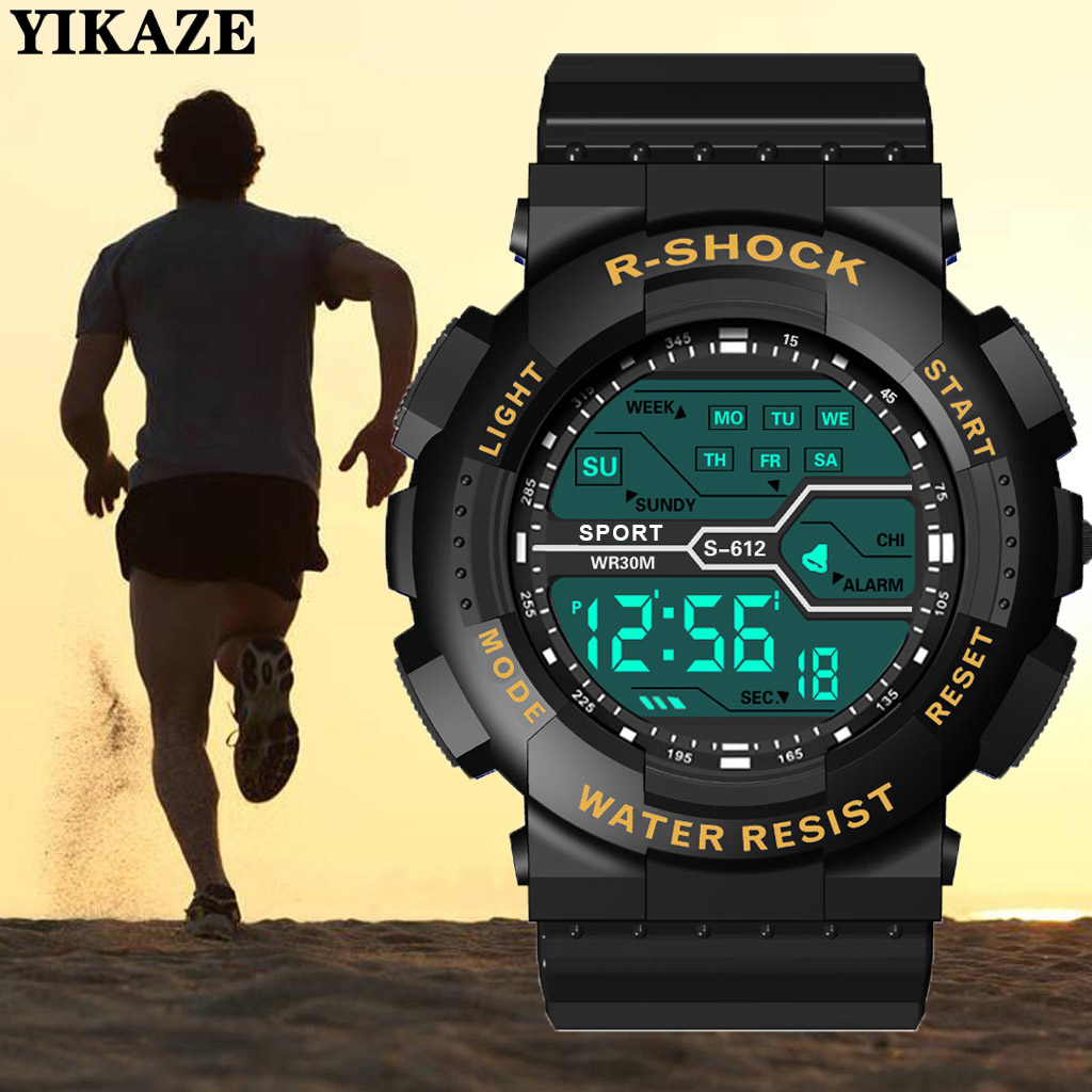 AliExpress Men's Large-Screen LED Digital Sports Watch, view 3
