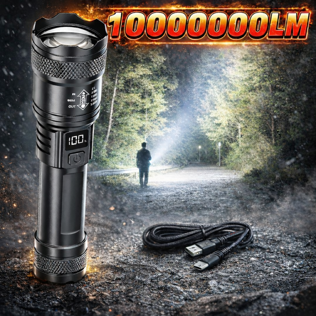 AliExpress P50 Zoomable Tactical LED Flashlight