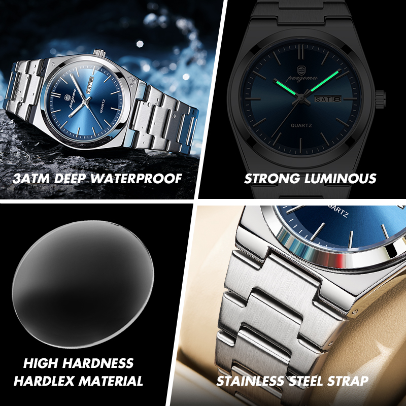 AliExpress PAAZOMU Ultra-Thin Minimalist Quartz Watch, view 5