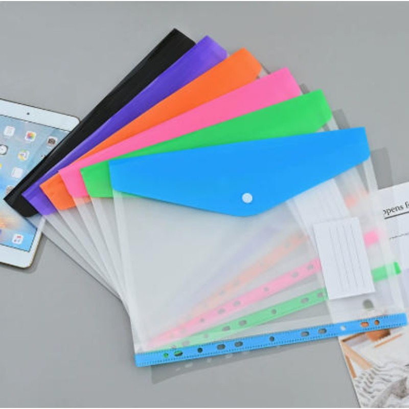 AliExpress 6-Pack A4 Plastic Binder Covers with 11 Holes