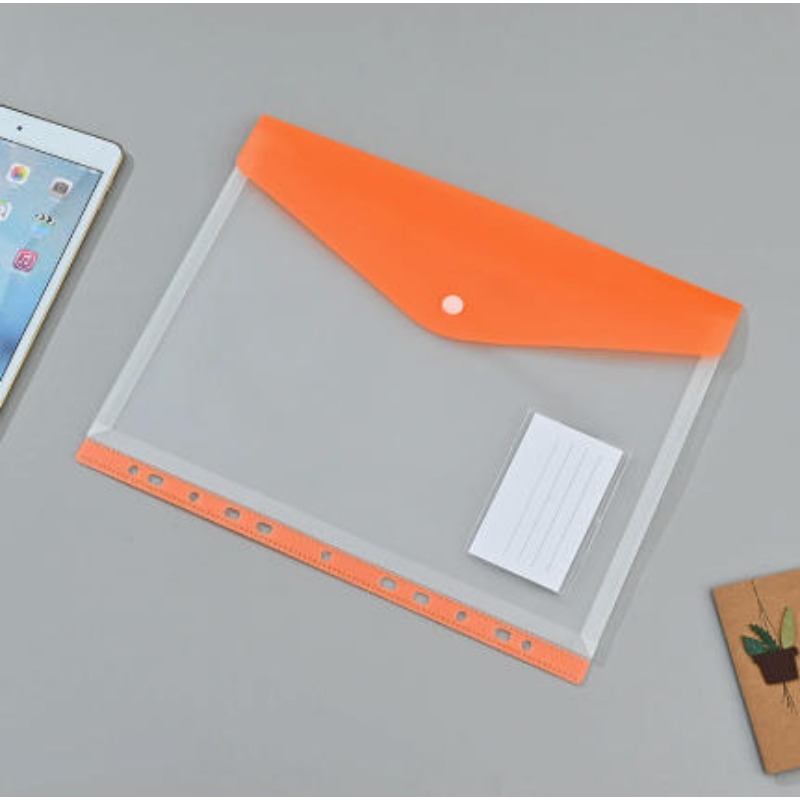 AliExpress 6-Pack A4 Plastic Binder Covers with 11 Holes, view 2