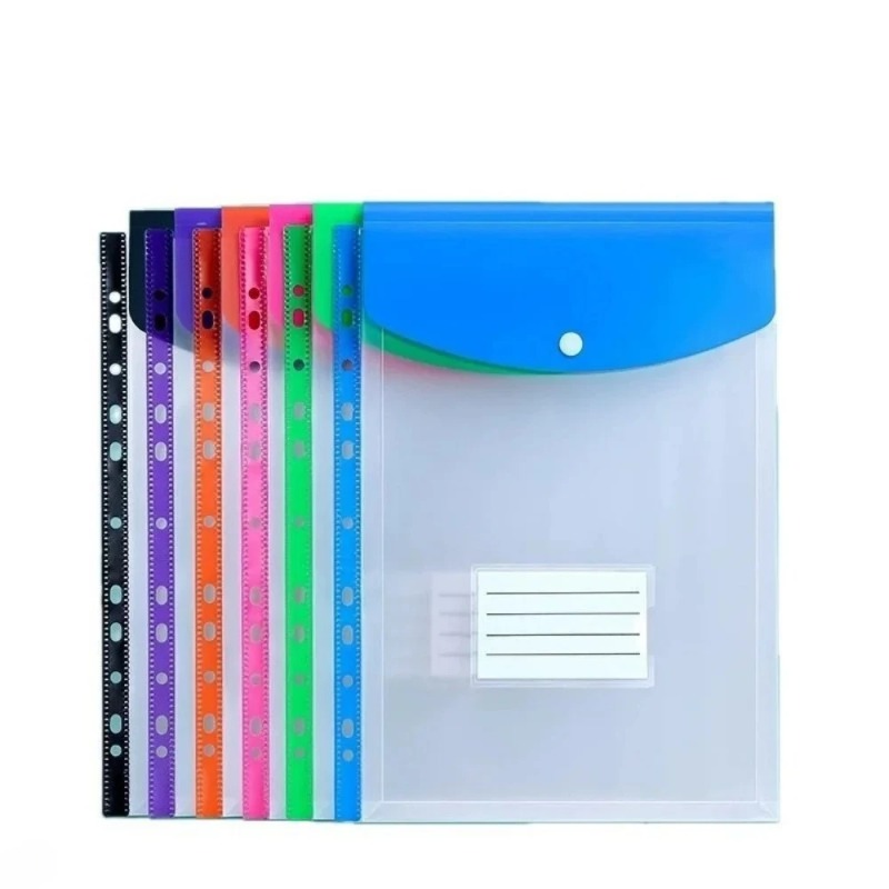 AliExpress 6-Pack A4 Plastic Binder Covers with 11 Holes, view 5