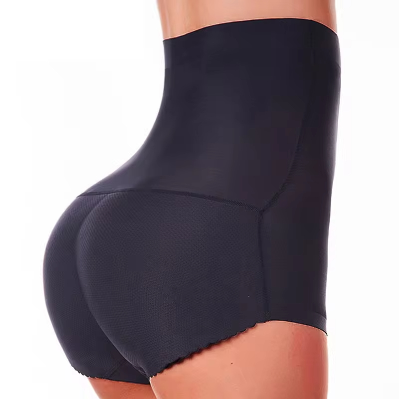 AliExpress Padded Butt Lifter Underwear Body Shaper Women's Panties Butt Enhancer Push Up Panty High Waist Tummy Control Shorts, view 2