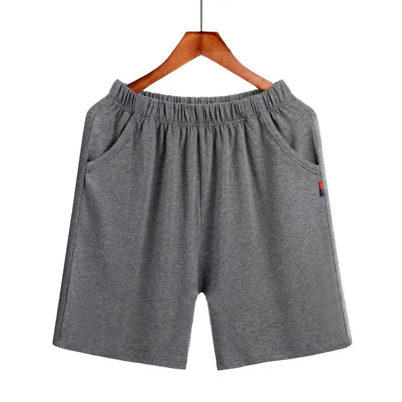 AliExpress Pajama Pants Men Shorts Combed Cotton Casual Summer Home Sports Loose Cropped Pants Plus Size Solid Color Student Sleeping Pants, view 3