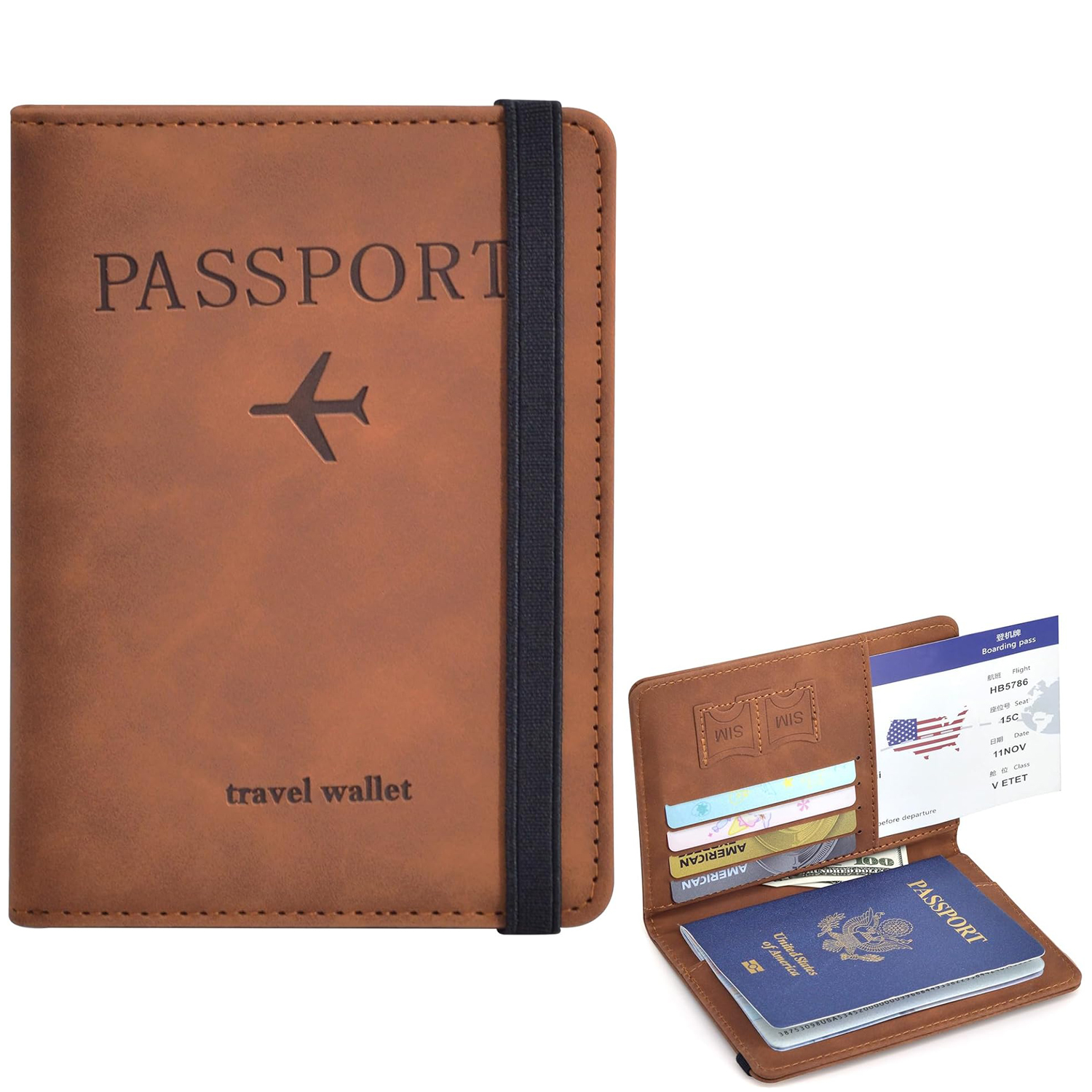 AliExpress Passport Holder for Travel Essentials  Passport Wallet Cover Case for Travel  Accessories,Passport Book Holders for Women/Men