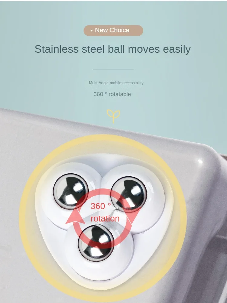 AliExpress Paste Universal Wheel No Noise Self Adhesive Universal Pulley Rotating Wheels for Trash Can Bottom Kitchen Small Appliances, view 5