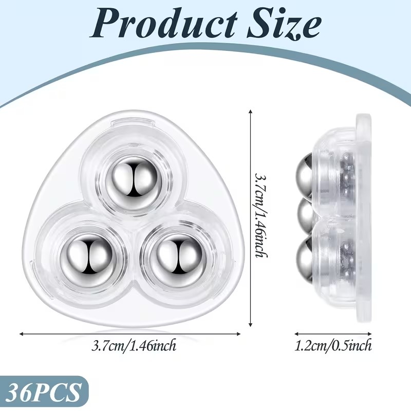 AliExpress Paste Universal Wheel No Noise Self Adhesive Universal Pulley Rotating Wheels for Trash Can Bottom Kitchen Small Appliances, view 6