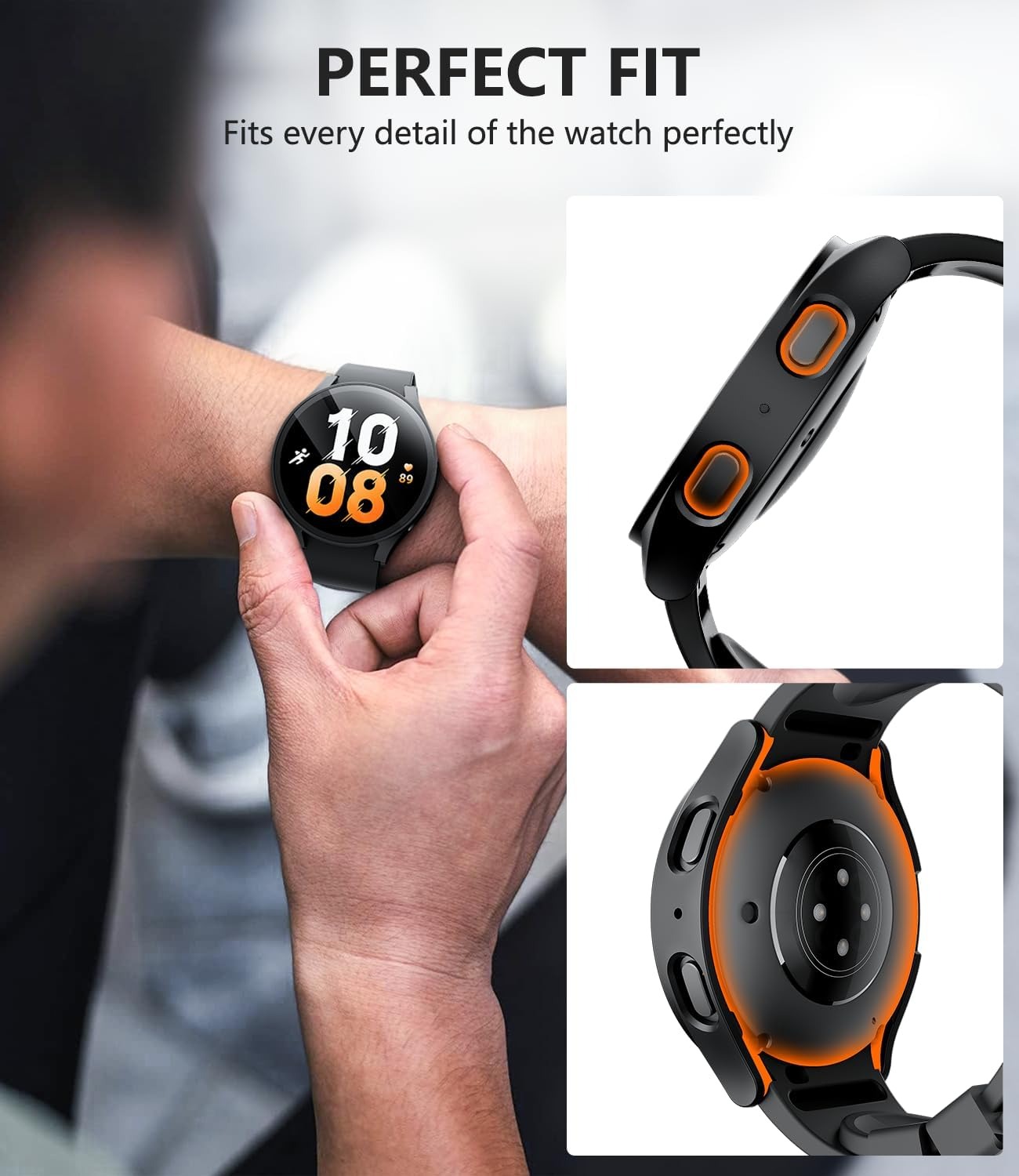 AliExpress Case with Tempered Glass for Galaxy Watch (40/44 mm), view 5