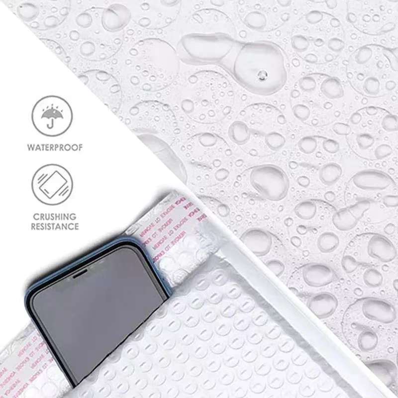 AliExpress Pearlescent Bubble Mailers Padded Envelopes, Self-Adhesive Waterproof Shipping Bags with Foam Lining for Packaging and Mailing, view 6