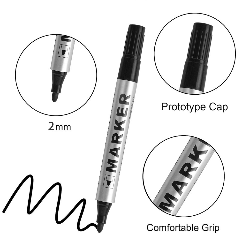 AliExpress Waterproof Black Permanent Paint Marker, view 4