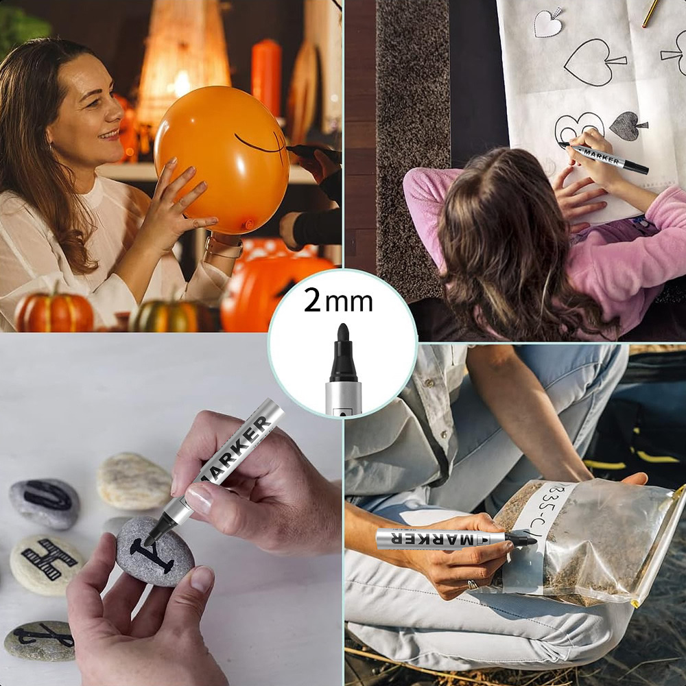 AliExpress Waterproof Black Permanent Paint Marker, view 5
