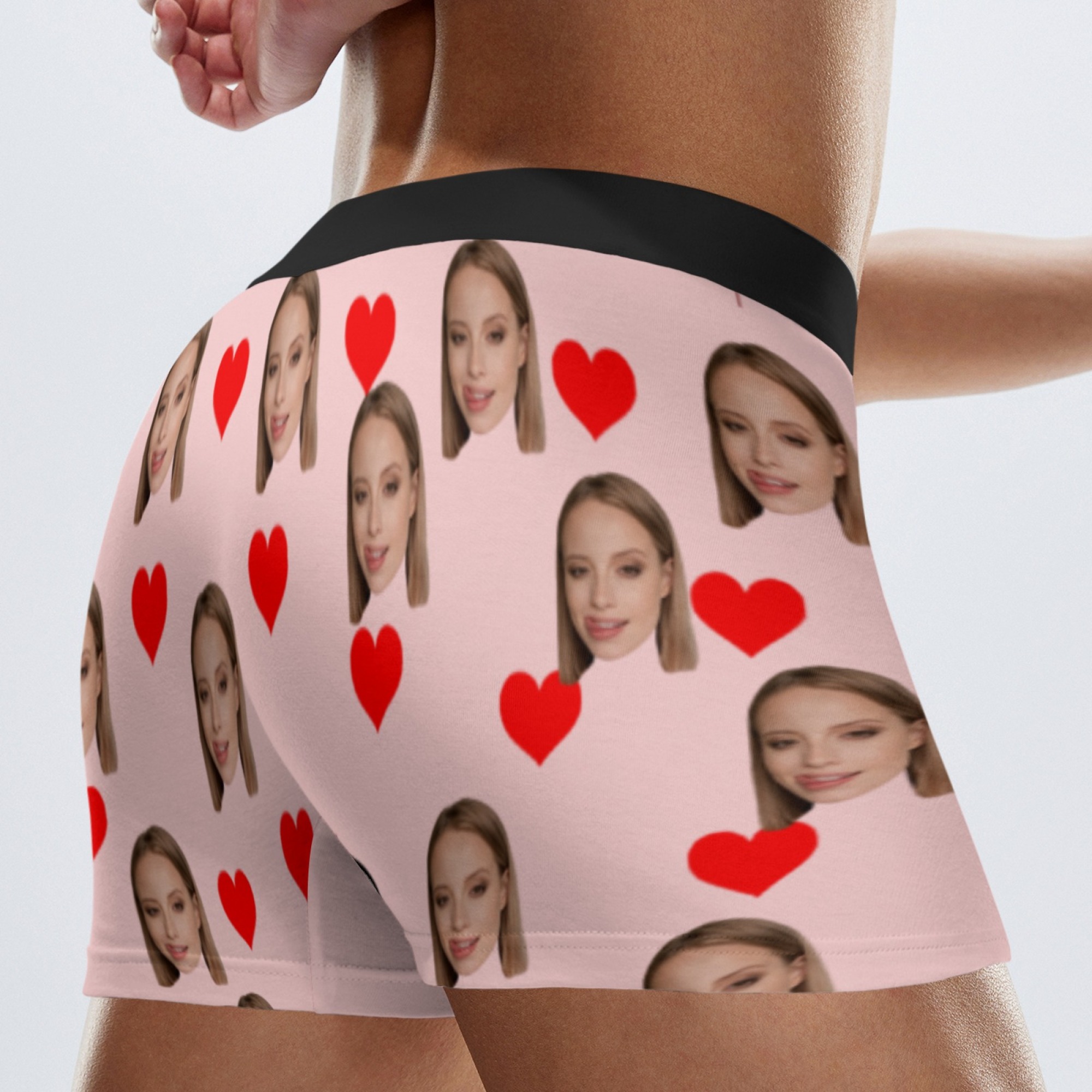 AliExpress Personalized Facial Photo Customization Flat Underwear Customization Men's Valentine's Day Gift for Husband Gift for Father, view 4