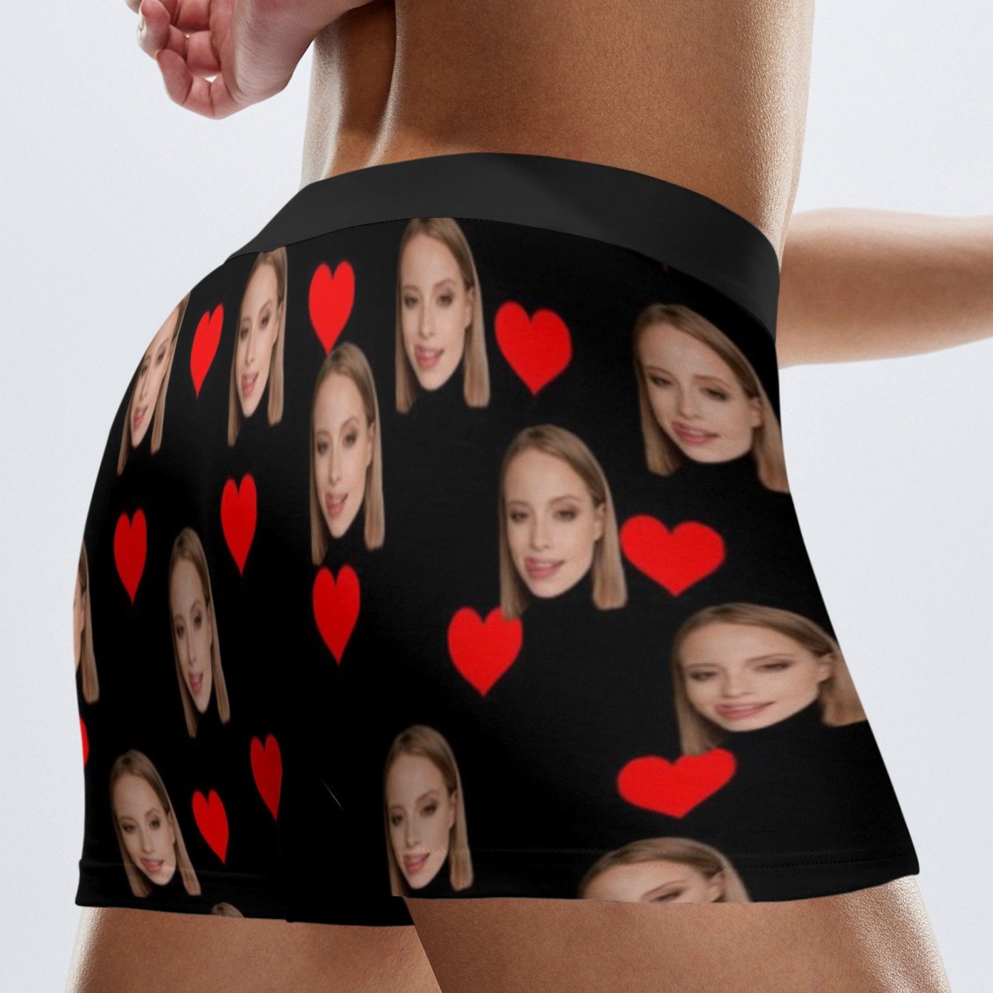 AliExpress Personalized Facial Photo Customization Flat Underwear Customization Men's Valentine's Day Gift for Husband Gift for Father, view 5
