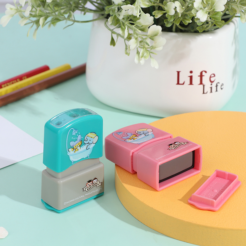 AliExpress Personalized Kids Name Stamp-Custom Waterproof Seal Stamps for School,Durable Non-Fading Ink, Travel Case & Educational Tools, view 4