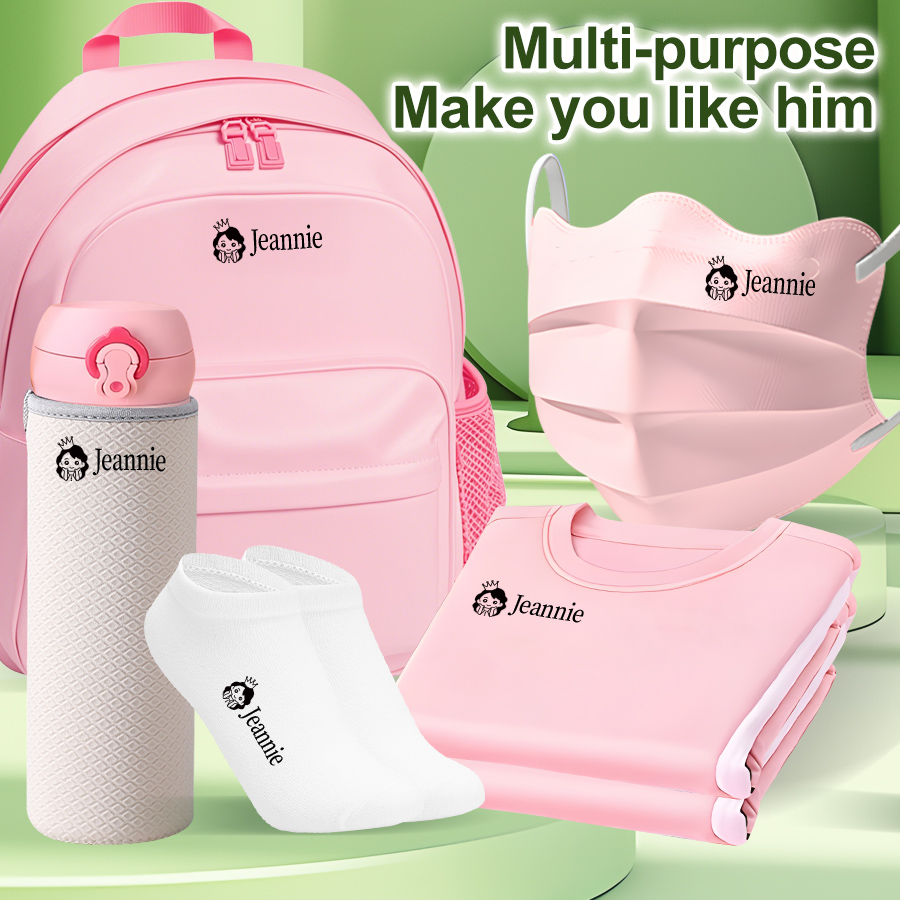 AliExpress Personalized Kids Name Stamp-Custom Waterproof Seal Stamps for School,Durable Non-Fading Ink, Travel Case & Educational Tools, view 5