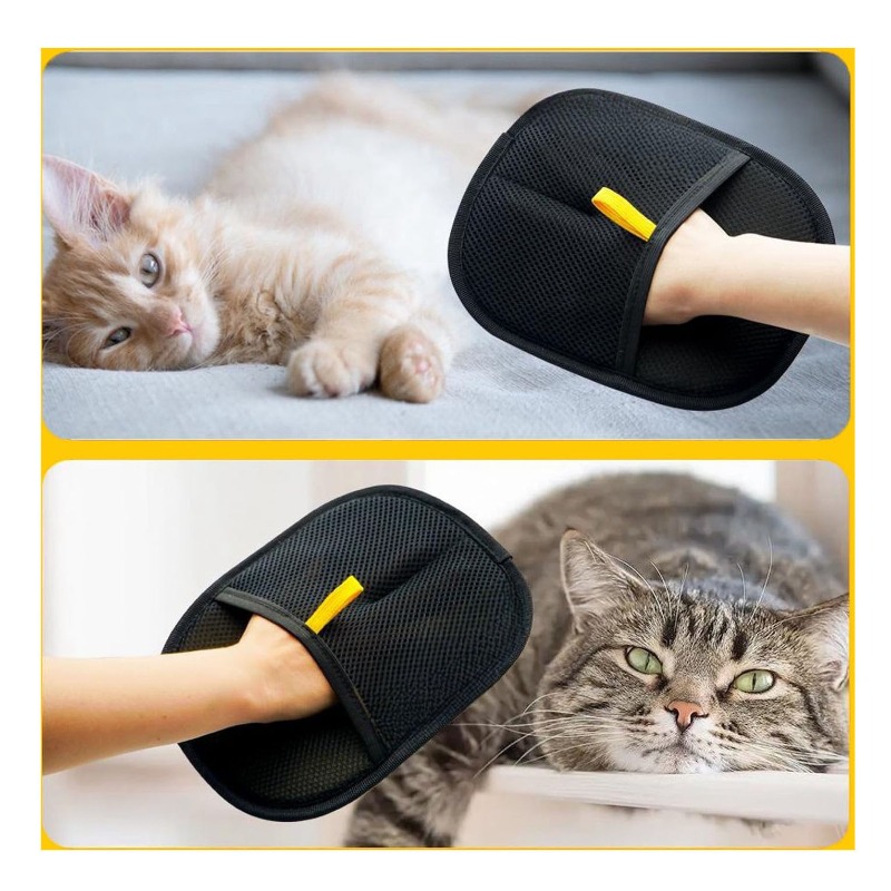AliExpress Pet Grooming Gloves Pet Hair Remover Brush Kitten Cleaning Glove Removing Dog Cat Hair From Sofa Carpet Clothes Pet Supplies﻿ ﻿, view 3