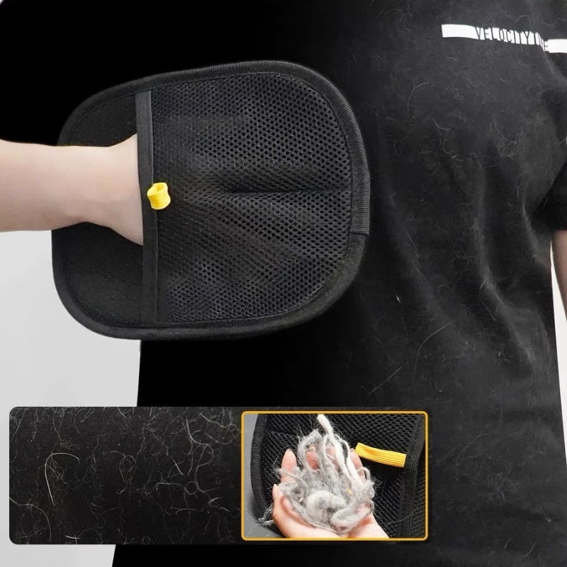AliExpress Pet Grooming Gloves Pet Hair Remover Brush Kitten Cleaning Glove Removing Dog Cat Hair From Sofa Carpet Clothes Pet Supplies﻿ ﻿, view 4