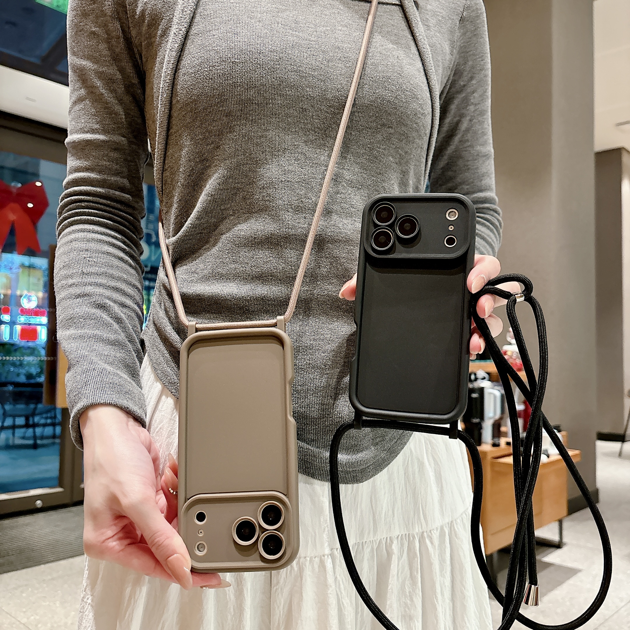 AliExpress Crossbody iPhone Case with Adjustable Lanyard