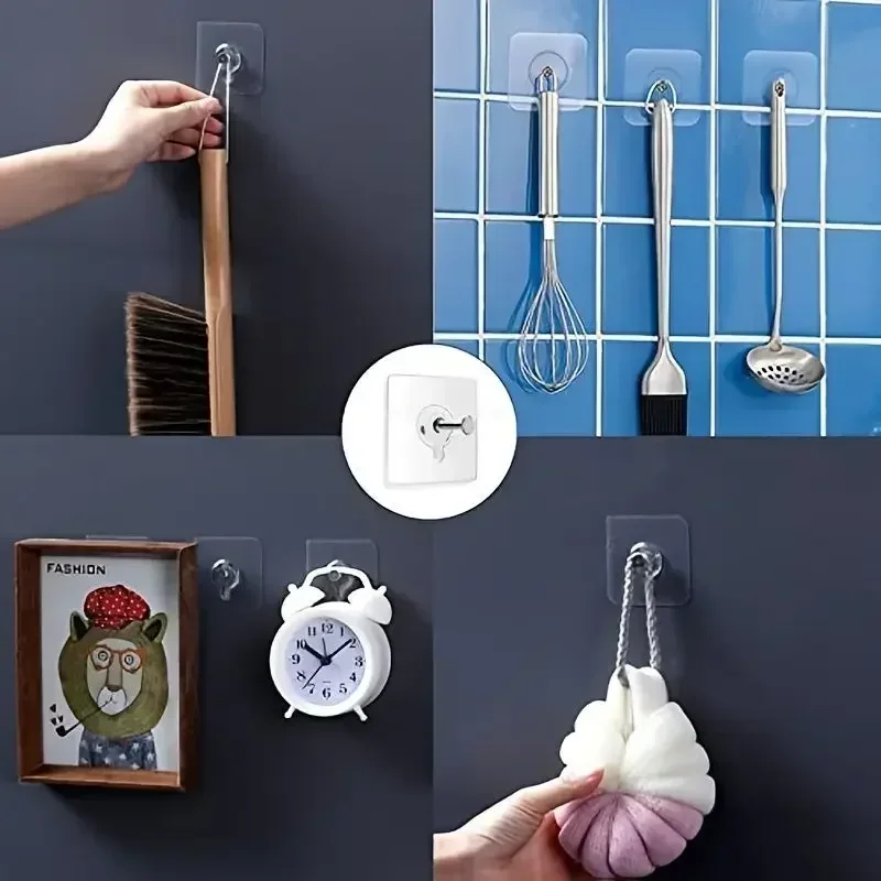AliExpress Self-Adhesive Door and Wall Hooks Organizer, view 5