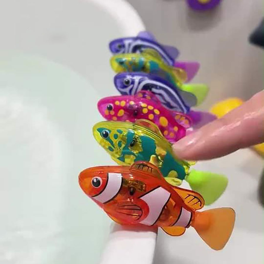 AliExpress Photosensitive Swimming Clownfish, Realistic Electric Pet Robotic Fish, Aquarium Decoration, Cat Teasing Robotic Fish, Sea Fishi