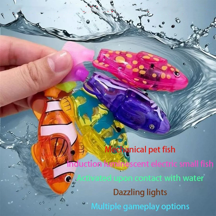 AliExpress Photosensitive Swimming Clownfish, Realistic Electric Pet Robotic Fish, Aquarium Decoration, Cat Teasing Robotic Fish, Sea Fishi, view 4
