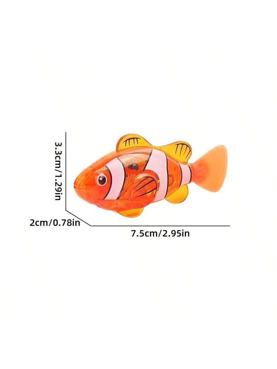 AliExpress Photosensitive Swimming Clownfish, Realistic Electric Pet Robotic Fish, Aquarium Decoration, Cat Teasing Robotic Fish, Sea Fishi, view 6